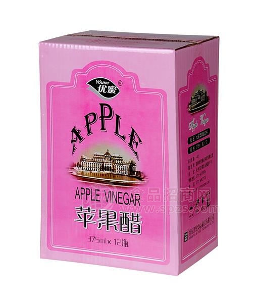 375ml优蜜苹果醋包装