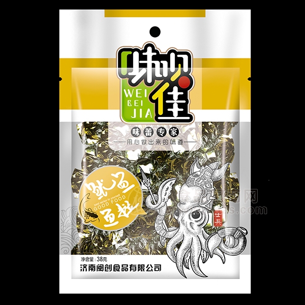 水产品系列.味呗佳 鱿鱼鱼粒38g