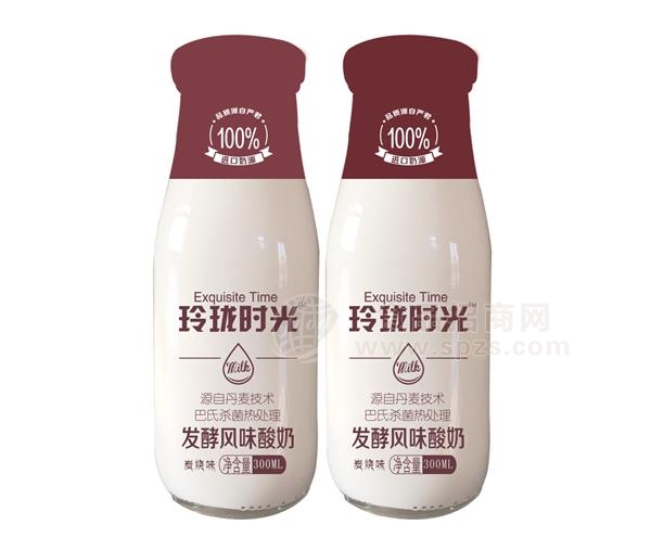 玲珑时光  炭烧味风味酸奶 300ML-300ML