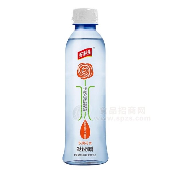 好彩头富氧果味水饮品玫瑰花水450ml