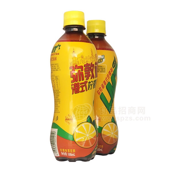 弥敦道港式柠檬茶饮料  500ml