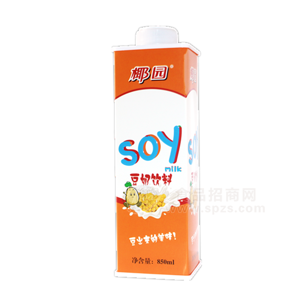 椰园豆奶饮料850ml