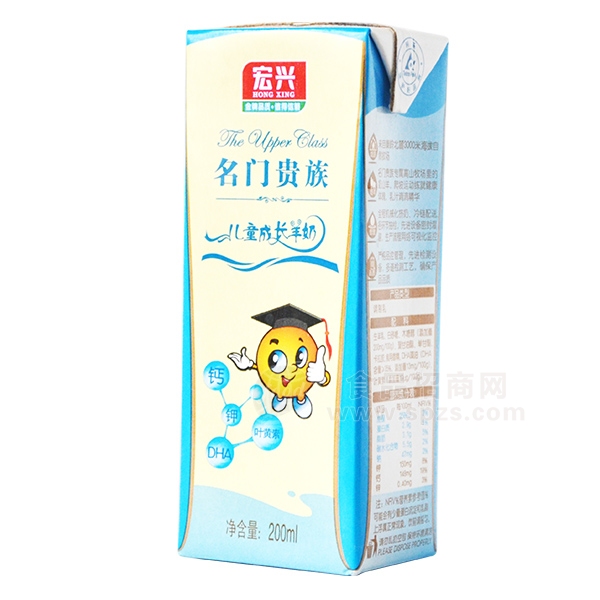 名门贵族 乳饮料 儿童成长羊奶 200ml