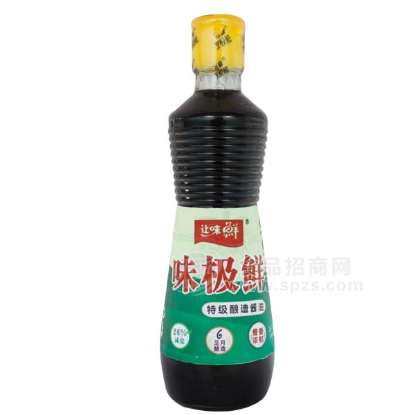 让味鲜 味极鲜特级酿造酱油500ml