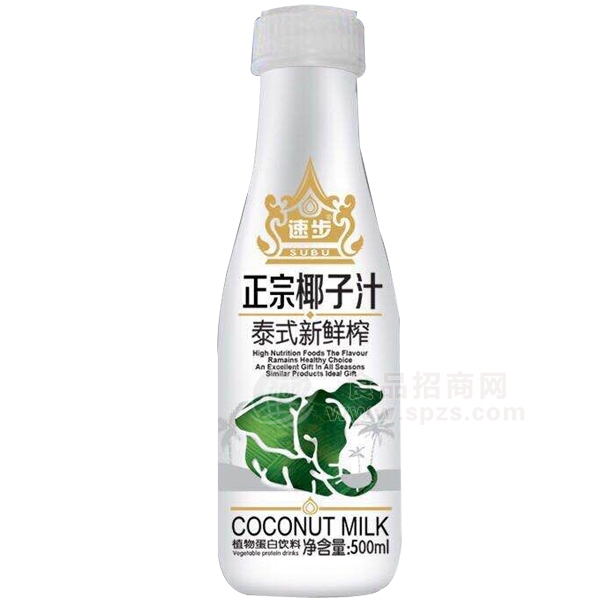 速步 正宗椰子汁 泰式新鲜榨 植物蛋白饮料 500ml