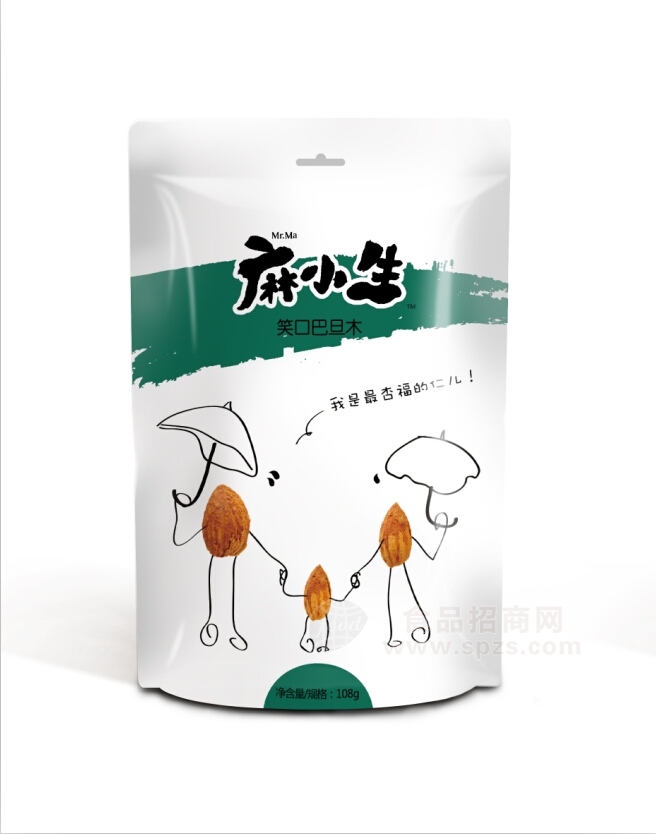 麻小生 干果果仁 巴旦木  108g