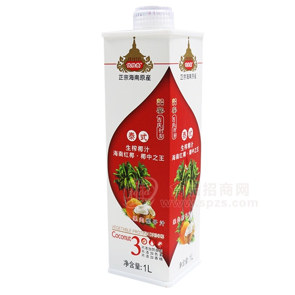 泰式生榨椰汁饮品1L