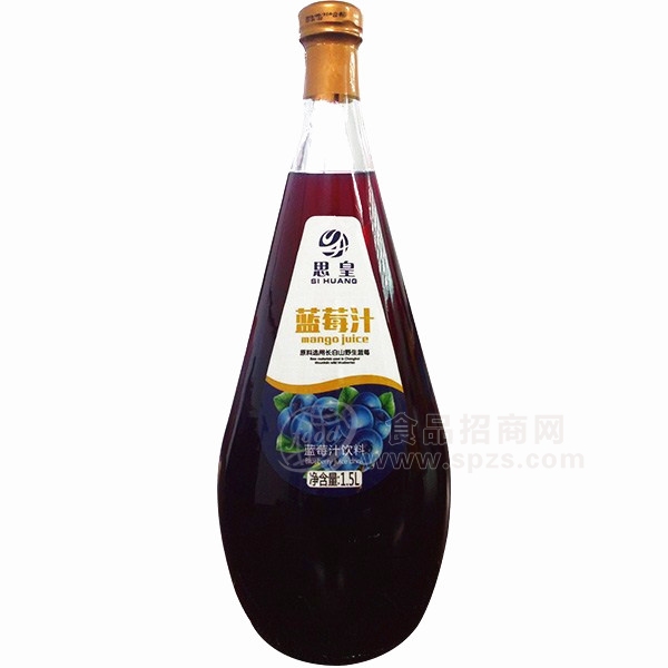 思皇蓝莓汁饮料1.5L