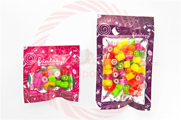 新加坡手工糖果制作梦幻欢特喜fantasy30g70g袋装石头糖水果味