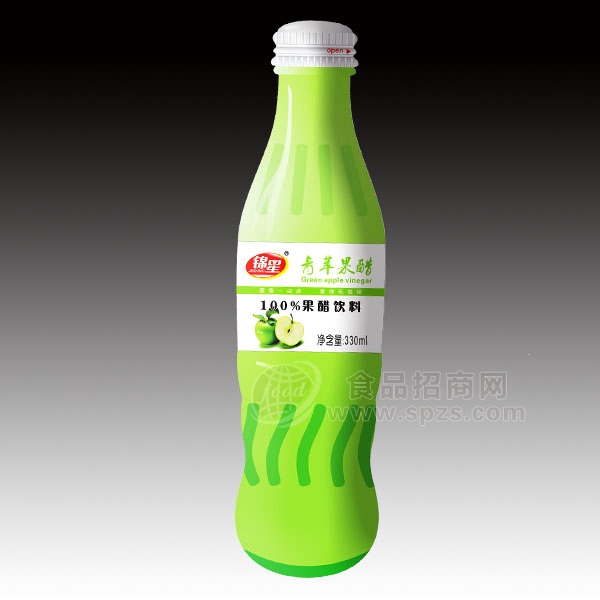 锦星 青苹果醋饮料330ml