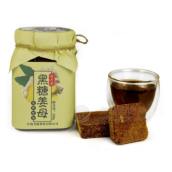 应杰堂黑糖 黑糖姜母250g