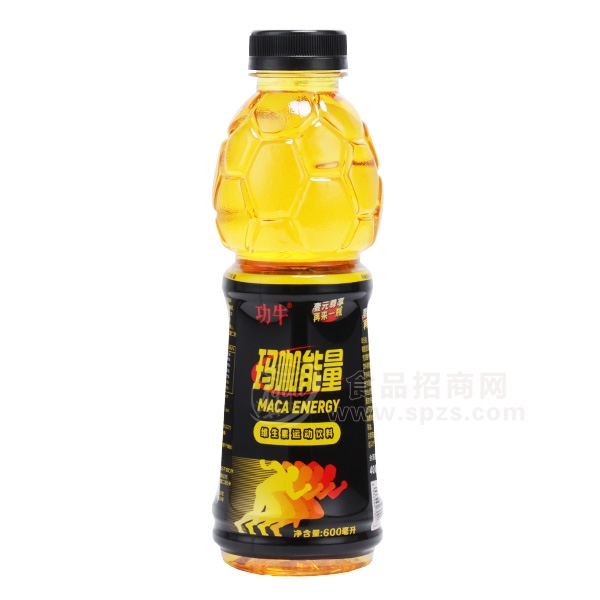 功牛能量饮料 玛咖能量维生素运动饮料600ml