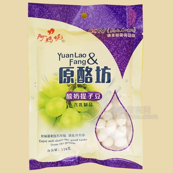 阿妈妮原酪坊酸奶提子豆奶制品118g