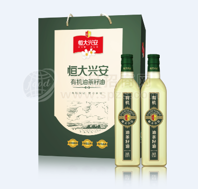 恒大兴安有机油茶籽油礼盒