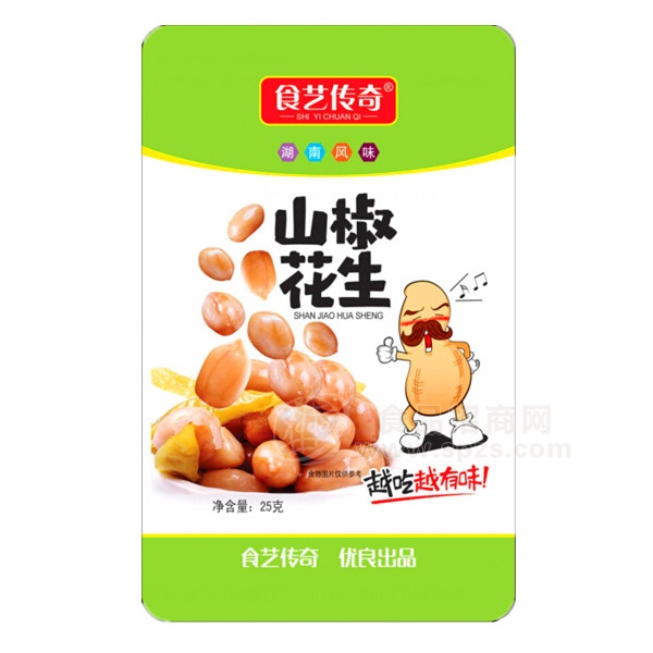 食艺传奇 山椒花生25g 休闲食品 一元包