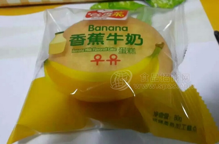 谷香莱 香蕉牛奶蛋糕全国招商