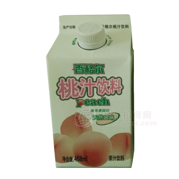 香格尔桃汁饮料 果汁饮料468ml