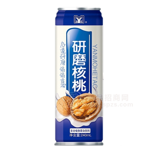 蜜园 研磨核桃乳植物蛋白饮料240ml