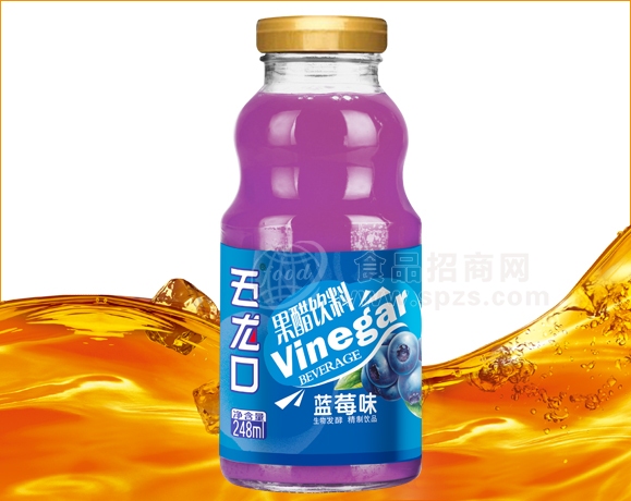 五龙口 蓝莓醋饮料248ml