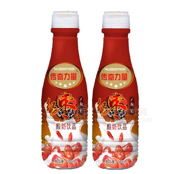 传奇力量 红枣枸杞酸奶饮料500ml