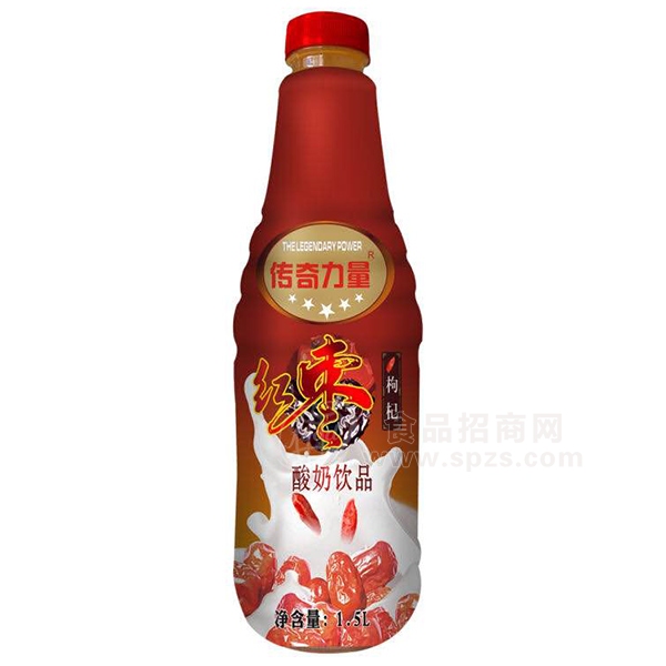 传奇力量 红枣枸杞酸奶饮品1.5L