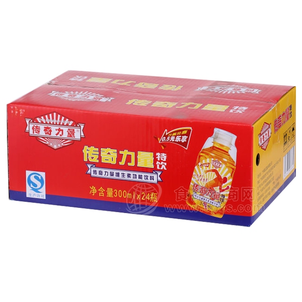 传奇力量 维生素能量饮料300mlx24瓶