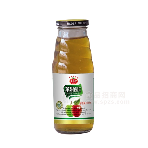 益乐欢 苹果醋饮料 330ml