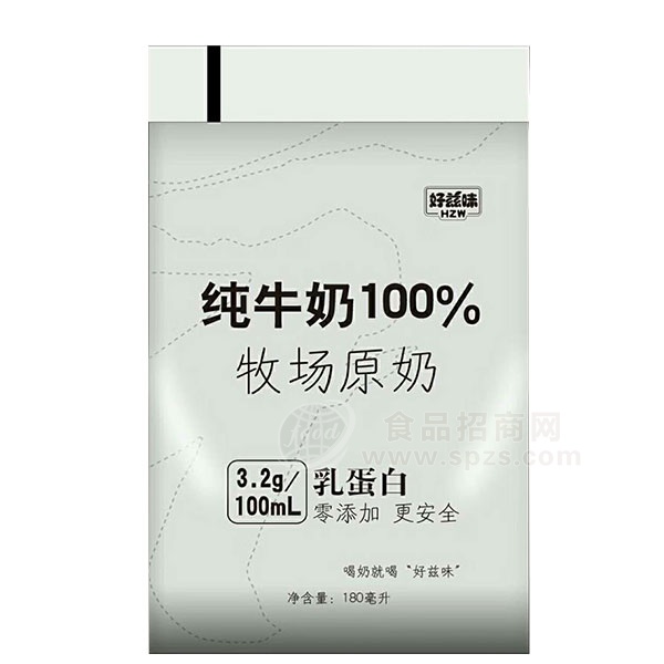 纯牛奶牧场原奶 乳饮料180ml