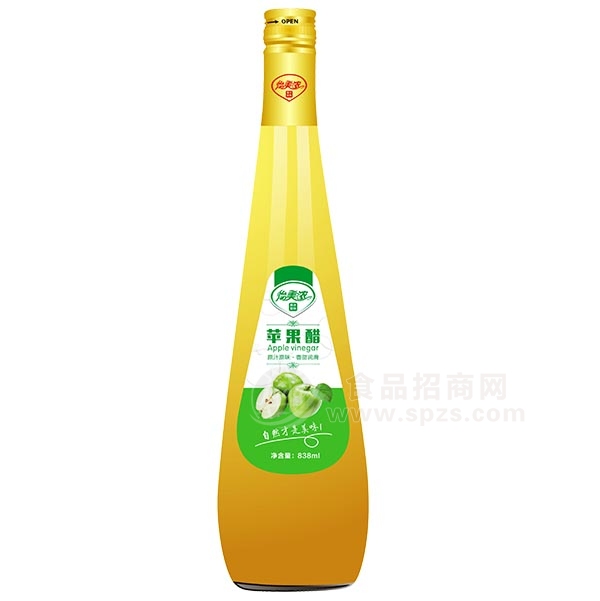 怡美浓苹果醋 果醋饮料838ml