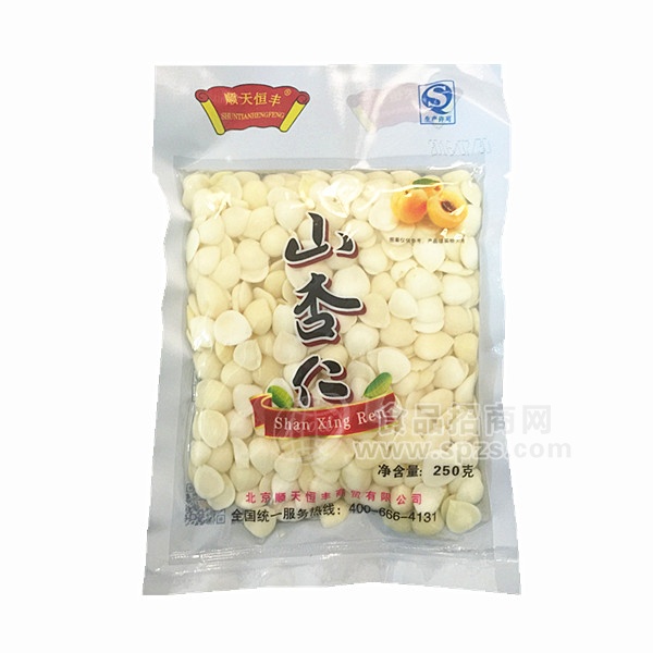 顺天恒丰山杏仁250g