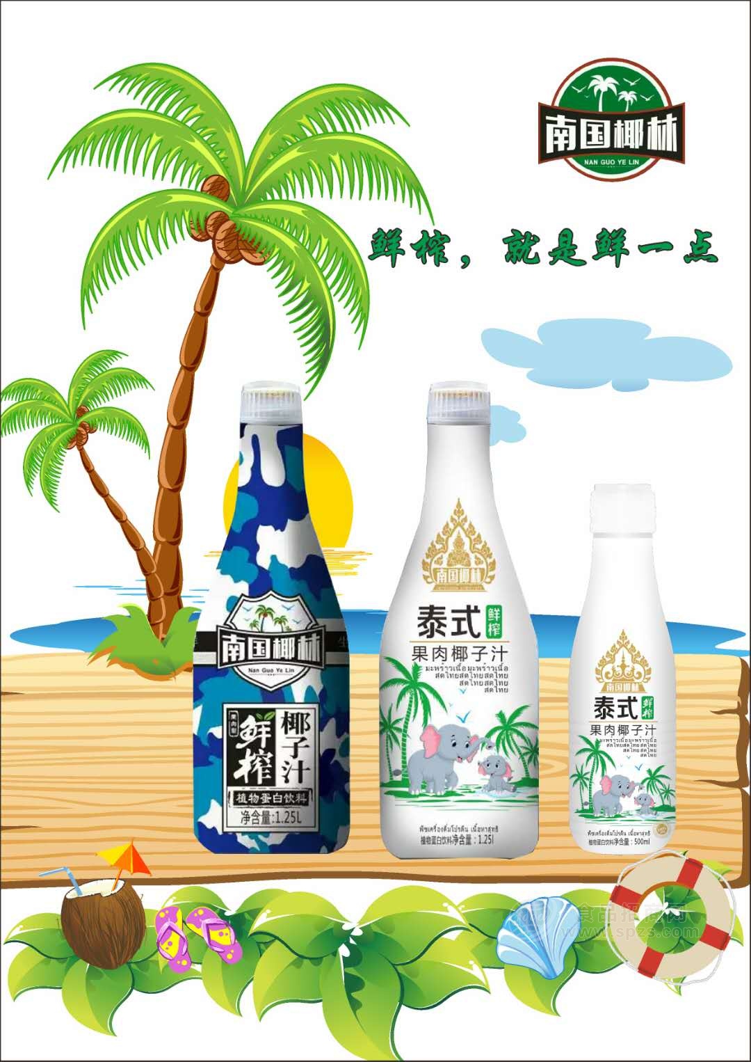 南国椰林椰汁 植物蛋白饮料
