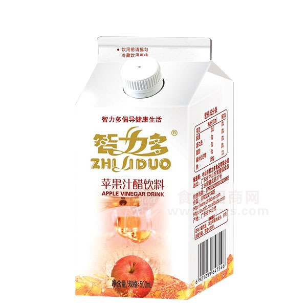 智力多苹果汁醋饮料500ml