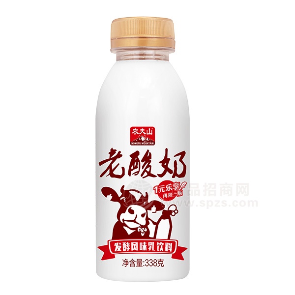 农夫山老酸奶发酵风味乳饮料338g