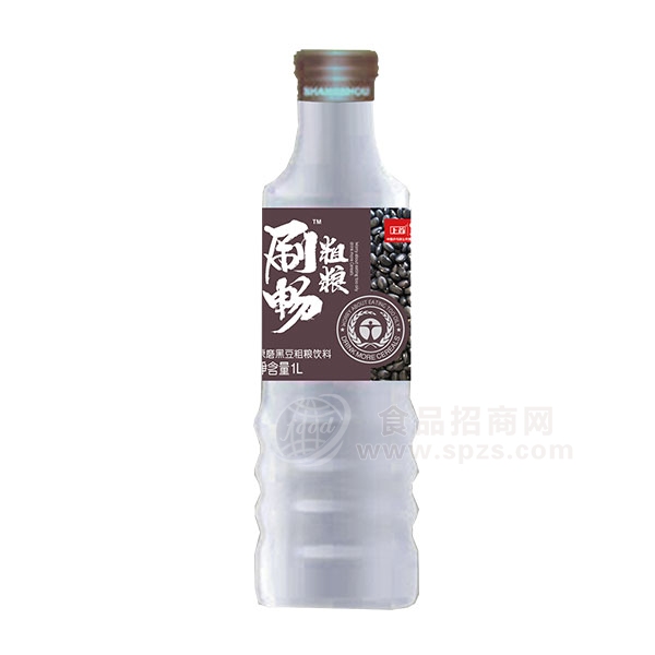 刷畅粗粮原磨黑豆粗粮饮料1l