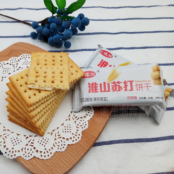 汇味园 淮山苏打饼干  休闲食品