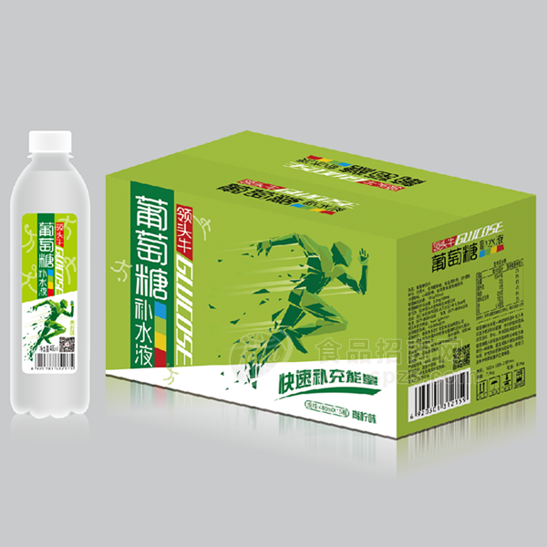 领头牛葡萄糖补水液 青柠味480mlx15瓶