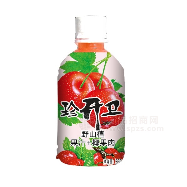 珍开卫野山楂 山楂汁饮料360ml