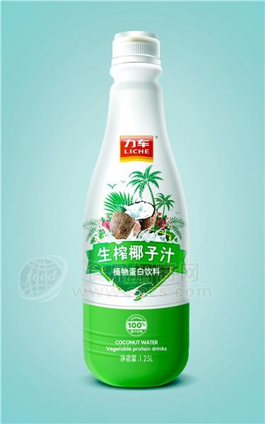 力车 生榨椰子汁 1250ml