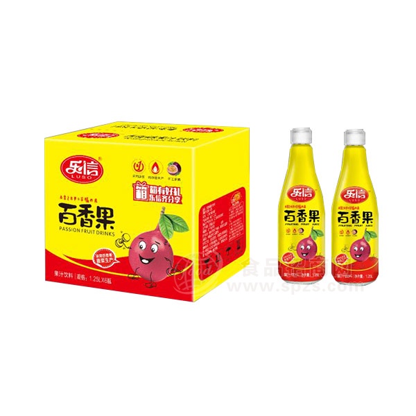 乐信 百香果 果汁饮料 1.25Lx6瓶