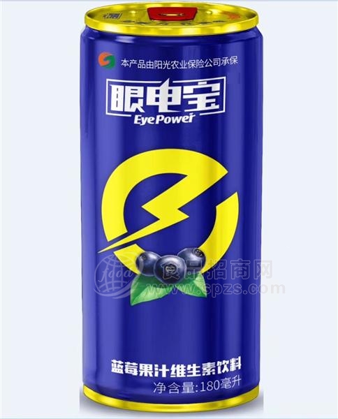 眼电宝 蓝莓果汁维生素饮料180ml