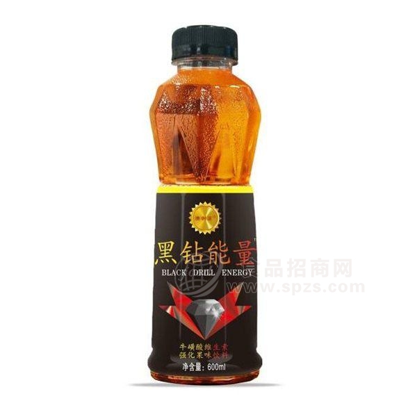 黑钻能量 维生素强化果味饮料600ml