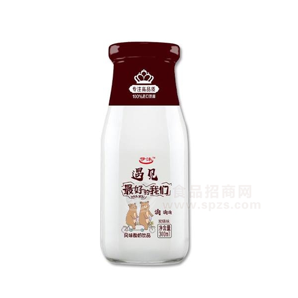 伊沐 炭烧味风味酸奶饮品300ml