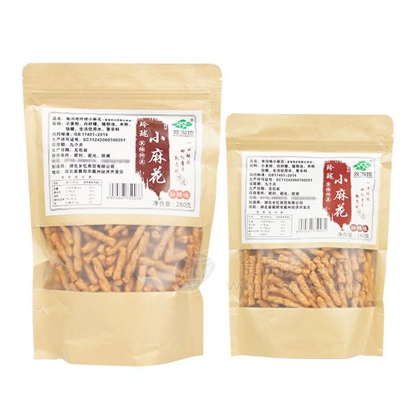 双沟地玲珑小麻花甜辣味休闲食品