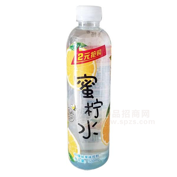 蜜柠水柠檬味果味饮料500ml