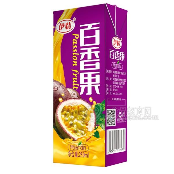 伊情 百香果果汁饮料 250ml