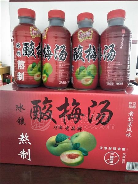 好过瘾酸梅汤 500ml老北京风味 瓶装酸梅汤