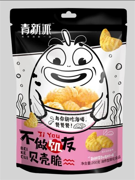 清新派 贝壳脆 膨化食品 新鲜带劲龙虾味