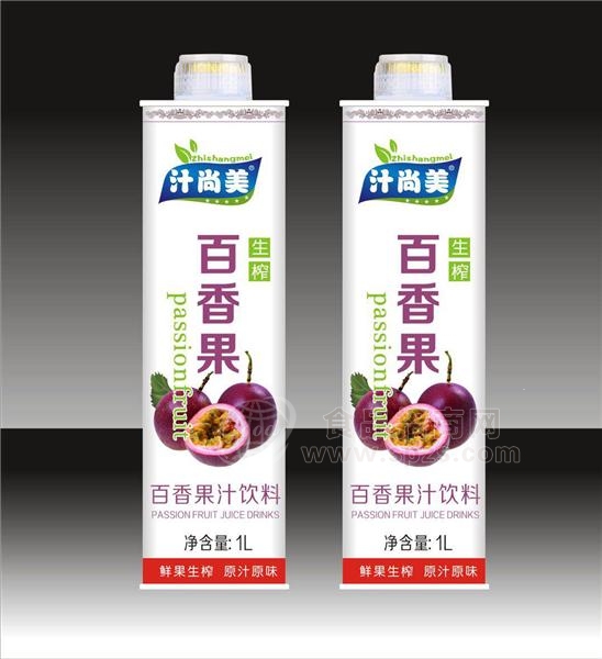 汁尚美  1L百香果果汁饮料