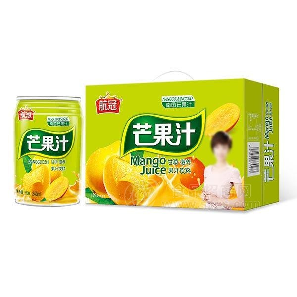 航冠 南国芒果汁饮料 果汁饮料 招商