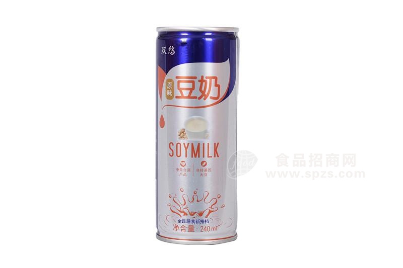 双悠  灌装原味豆奶饮品240ml